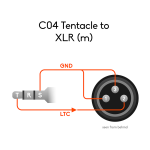 Tentacle to XLR (M) – Timecode Cable
