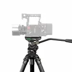 Tilta CT08 75mm Cine Fluid Head with 3-Stage Carbon Fiber Tripod Legs (8KG)