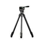 Tilta CT08 75mm Cine Fluid Head with 3-Stage Carbon Fiber Tripod Legs (8KG)