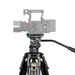 Tilta CT08A 75mm Cine Fluid Head with 2-Stage One Touch Carbon Fiber Tripod Legs (8KG)